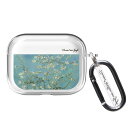 AirPods Pro/第3世代/第2世代 ケース PC 絵画 アート イラスト ゴッホ Almond Blossom 花咲くアーモンドの木の枝 透明 クリア ...