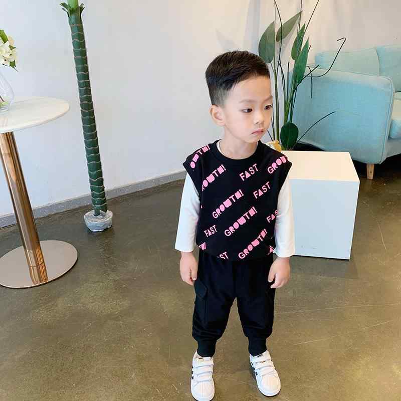 Rakuten - 子供服 パンツ 男の子 ワークパンツ 綿 幼稚園 カジュアルパンツ ロングパンツ ズボン 中小 キッズ ボーイズ スポーティー 普段着 おしゃれ グレー 黒