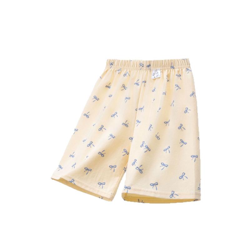 子供用パンツ キッズ ハーフパンツ 短パン 綿100％ ルームウェア パジャマ 男の子 女の子 幼児 小学生 ..