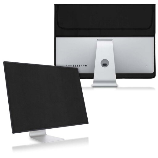 kwmobile Apple iMac 27" / iMac Pro 27"対応 モニター防塵カバー - PC カバー ディスプレイ ホコリよけ - キーボード マウス ケーブル ポケット付き kwmobile Apple iMac 27" / iMac Pro 27"対応 モニター防塵カバー - PC カバー ディスプレイ ホコリよけ - キーボード マウス ケーブル ポケット付き