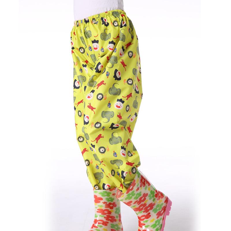 キッズ レインパンツ レインコート 男の子 女の子 韓国風 防水パンツ ファッション イエロー グリーン