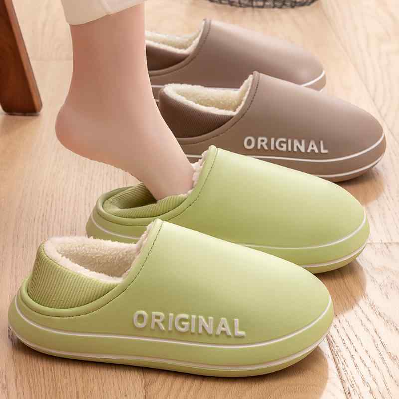 靴 レディース メンズ 兼用 ルームシューズ スリッパ マカロンカラー 暖かい 防寒 滑り止め かわいい EVA 秋冬 厚底 フラット 室内履き 部屋履き