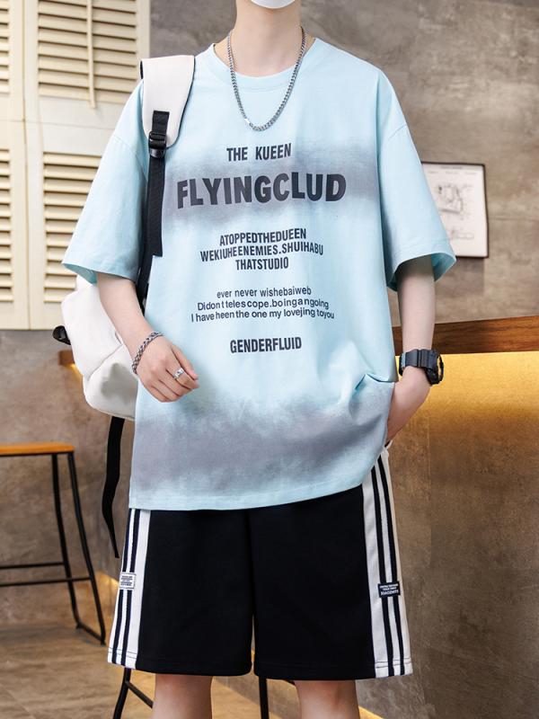・カテゴリ: メンズカジュアルセットアップ・スタイル: 韓国風・厚さ: 普通・パンツ丈: ハーフパンツ・トップススタイル: Tシャツ・袖丈: 半袖・フード: なし・対象年齢層: 18-24歳・素材: 綿・主な素材の含有量: 65%・適用シーン: スポーツ・カラー: ホワイト、ピンク、ライトブルー、イエロー、カーキ、グリーン・サイズ: M、L、XL、XXL、XXXL