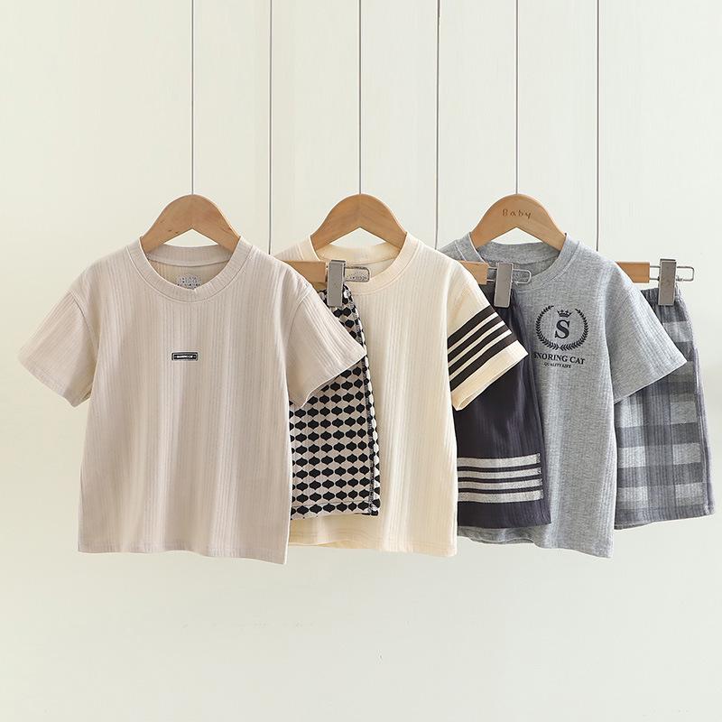 ルームウェア キッズ 半袖 Tシャツ 短パン 2点セット ライクラ綿 親子 ペアルック 通気性 吸湿性 伸縮性 ボーイズ ガールズ 110cm 120cm 130cm 140cm 150cm 160cm 165cm 170cm 175cm 180cm