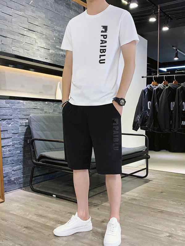 メンズ スポーツウェア セットアップ 夏用 Tシャツ 短パン 接触冷感 ハーフパンツ 部屋着 ルームウェア 男性用 普段使い トレーニングウェア 大きいサイズ 伸縮性