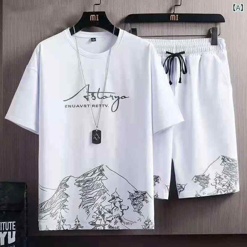 スポーツウェア メンズ 半袖Tシャツ ショート...の紹介画像2
