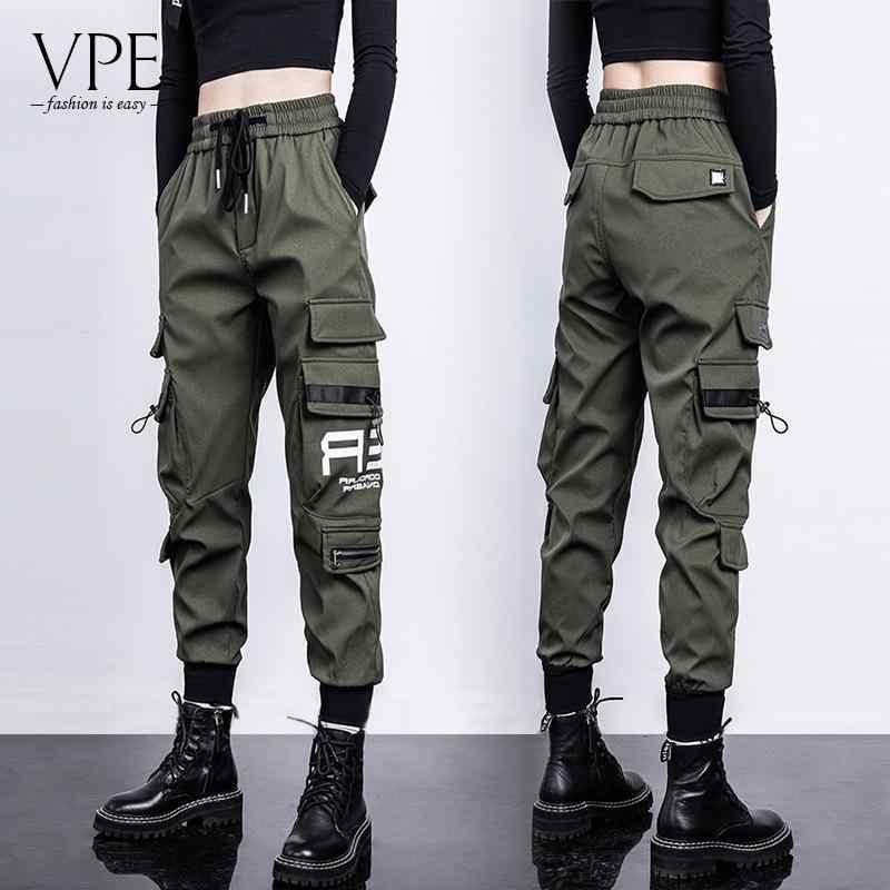 カーゴパンツ レディース ミリタリーグリーン カジュアル ゆったり ストリート 裾絞り 登山 アウトドア..