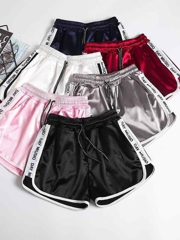 ショートパンツ レディース 大きいサイズ 高 elastic ウエスト 接触冷感 ルームウェア ワイドレッグパンツ ホットパンツ スポーティー カジュアル 春夏