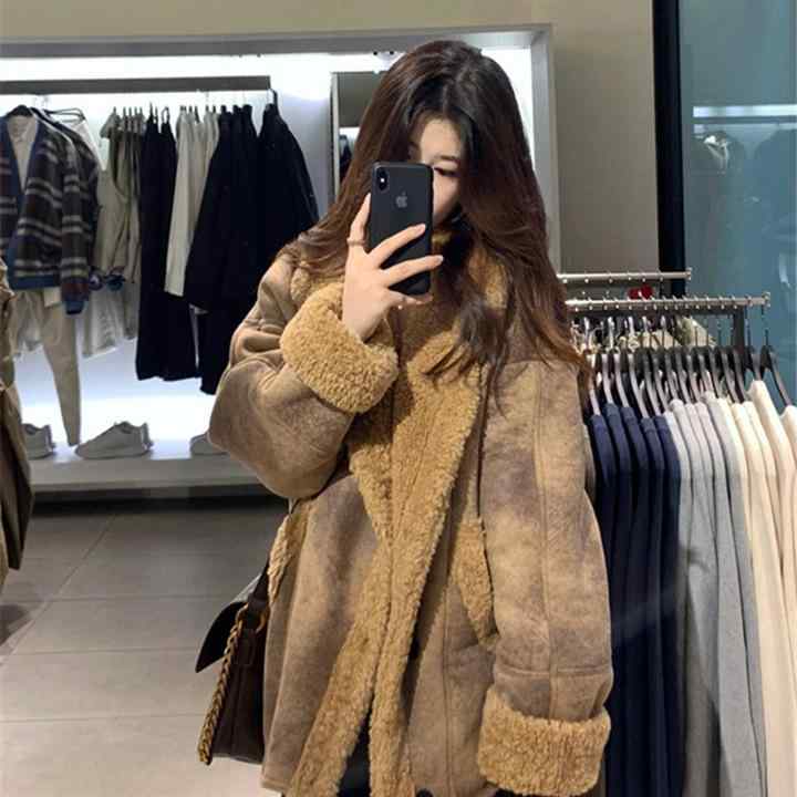 楽天市場】シープスキン ライダース（カラーピンク）（コート