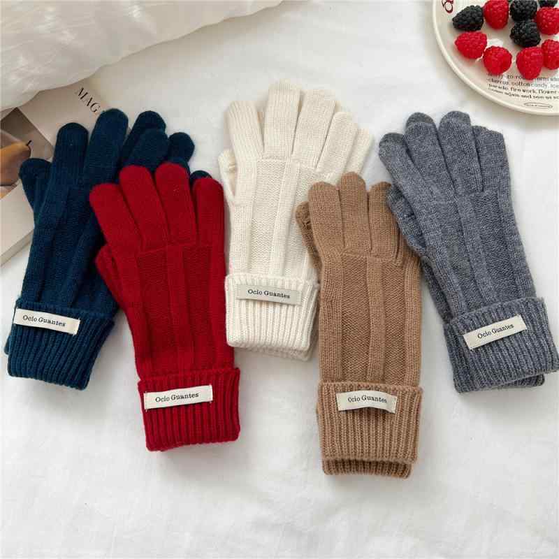 手袋 レディース ニット手袋 ミトン かわいい 暖かい スマートフォン対応 防寒 秋冬 学生 自転車 通勤 通学