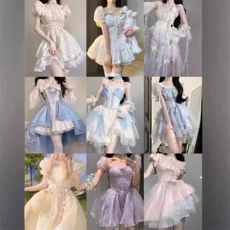 ワンピース レディース 韓国風 A字スカート 膝丈 Vネック 半袖 ギャザー ウエストゴム 花柄 シフォン ゆったり かわいい ポリエステル 普段使い デート