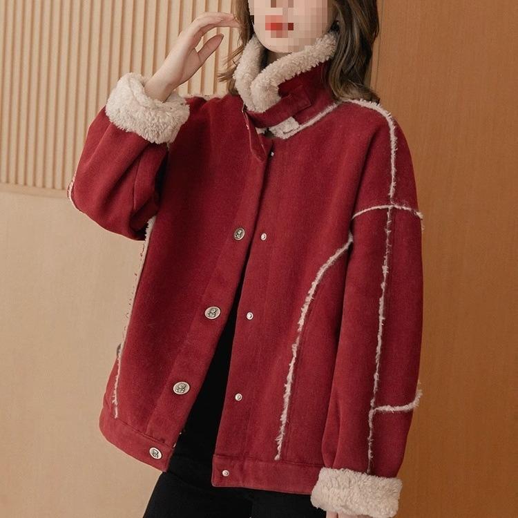 コート レディース ボアジャケット 