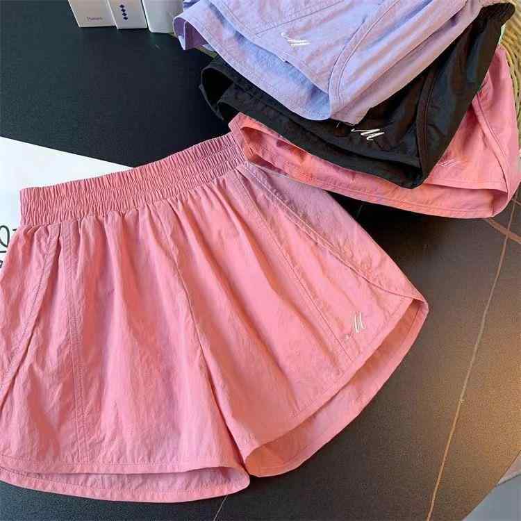 子供服 ショートパンツ ガールズ 薄手 スポーツ ワイドレッグ キュロット 接触冷感 速乾 普段使い ピンク系 ブラック 浅紫色 ポリエステル素材