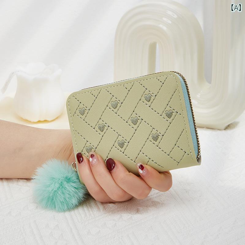 財布 レディース ミニ財布 ファッション小物 bag ウォレット 多機能 コンパクト ファスナー PVC 無地 軽量 普段使い かわいい パステルカラー ブラック