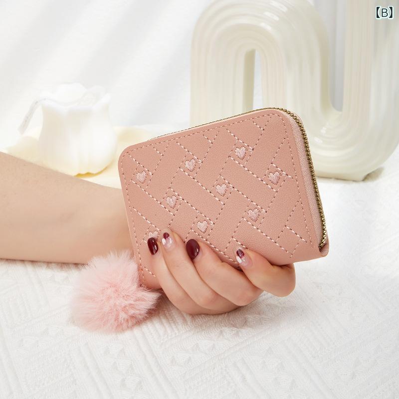 財布 レディース ミニ財布 ファッション小物 bag ウォレット 多機能 コンパクト ファスナー PVC 無地 軽量 普段使い かわいい パステルカラー ブラック