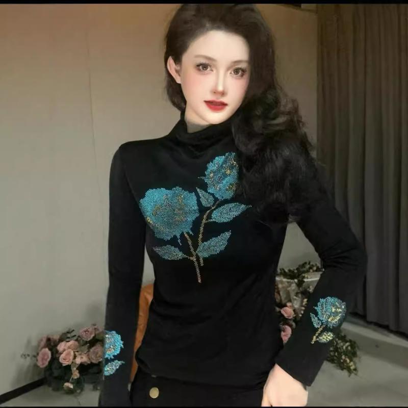 専用♡フランス高級シャツブランド ブルーローズ水色シャツ Pitta Re