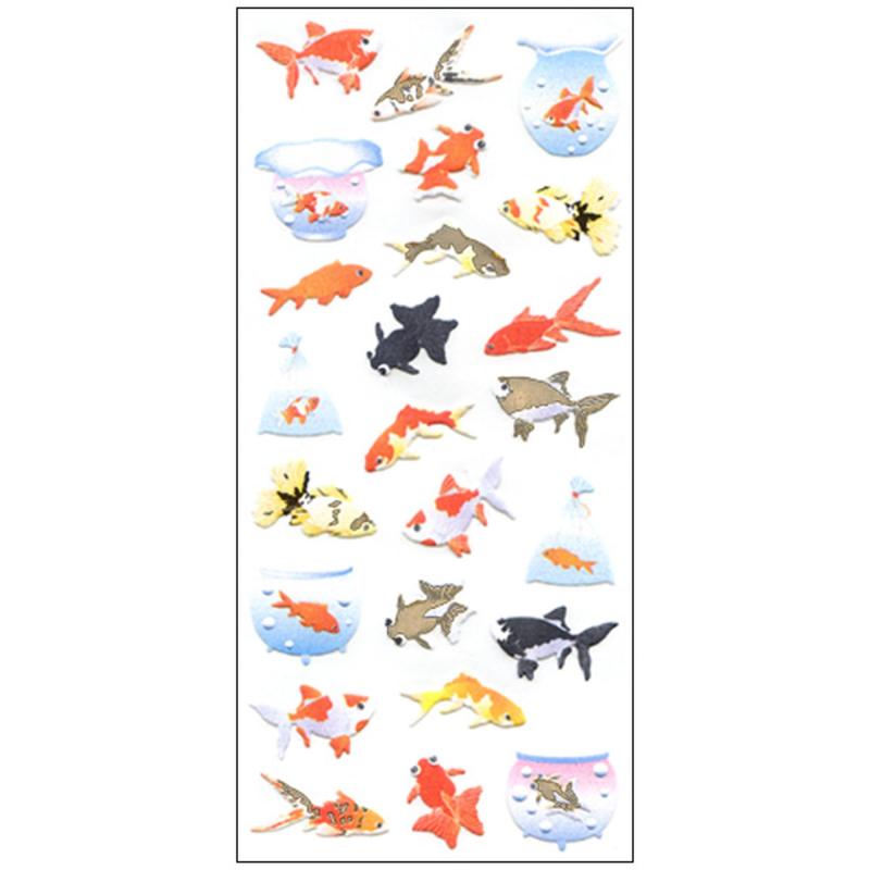 奥山商会 シール 和風シール 金魚鉢 JP089