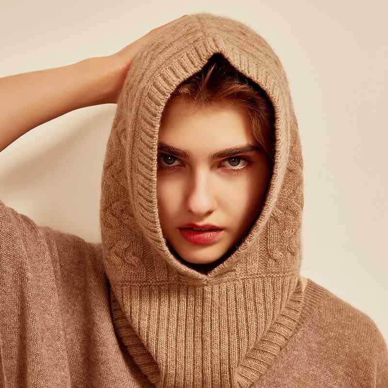 ニット帽 男女兼用 大人用 羊毛 暖かい 防寒 韓国風 カップル ケーブル編み 白色 紫色 グレー 黒色 青色