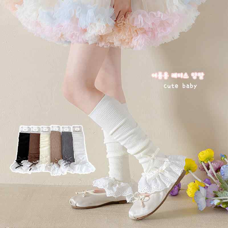 靴下 キッズ 女の子 子供 蝶結び レース フリル付き 春秋 薄手 シルク綿 通気性 吸汗性 無地 ボーダー柄 白 黒 グレー ベージュ 3歳 4歳 5歳 6歳 7歳 8歳 9歳 10歳 11歳 12歳