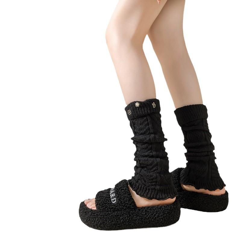 靴下 レディース ソックス 春秋 刺繍 Y2K かわいい 小犬 JK バレエ風 ルーズソックス 花柄 蝶結び ポリ..