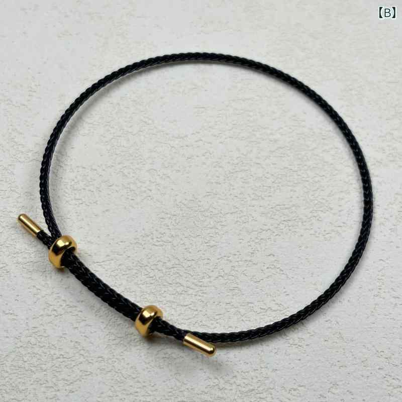 手作り DIY ブレスレット レディース 調整可能 八の字留め具 ジュエリー アクセサリー パーツ 民族風 パール ラインストーン 鋼線 皮ひも 多色