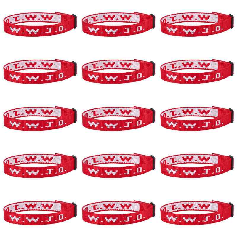 ブレスレット メンズ レディース スポーツブレスレット 混色 アルファベット柄 幾何学模様 調節可能 ファッション 15点セット