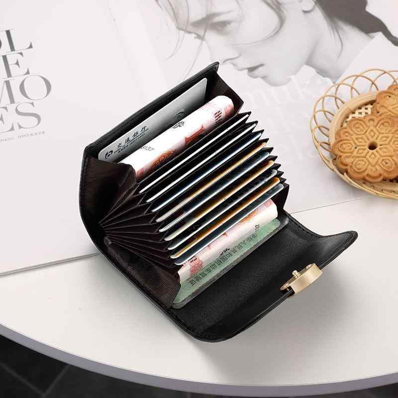 カードケース レディース ミニ財布 韓国風 コンパクト デザイン 多機能 ウォレット 大容量 11カード PUレザー 防水 撥水 expansión