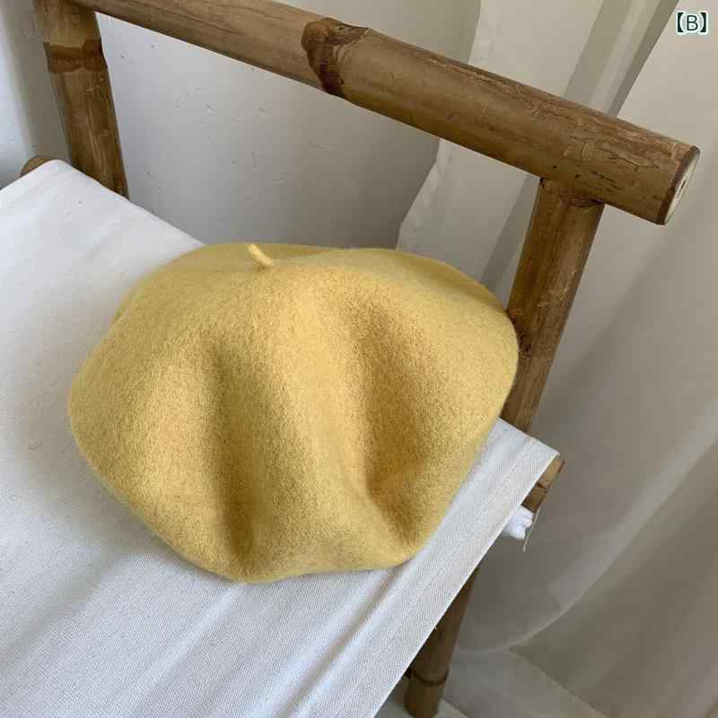 ベレー帽 レディース 秋冬 パール あったか ウール混 おしゃれ かわいい 八角帽 ブラック 黒 アイボリー ベージュ 暖色系 防寒