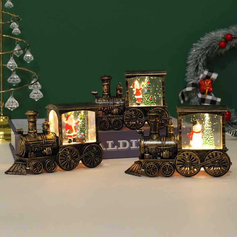 3D汽車 クリスマスイルミネーション ガーデンモチーフライト DENKO HOME（電光ホーム） イルミネーション モチーフ ライト 汽車