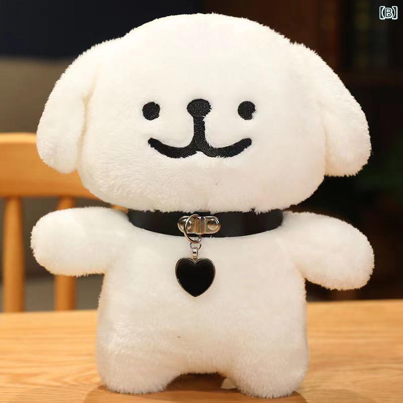 ぬいぐるみ レディース かわいい 韓国 マルチーズ 線画 小犬 抱き枕 ソフト 癒し系 布製人形 ギフト 赤 緑 青 ニット セーター shadowtail-10433033 シャドーテール サンプル画像3