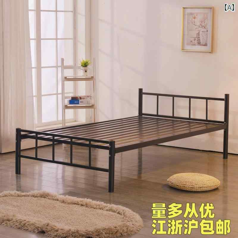 シングルベッド 子供用 大人用 スチールベッド パイプベッド 寮 ゲストベッド 幅90...