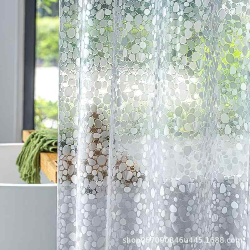 ・素材: PEVA・スタイル: 現代的、ミニマル・カラー: 魔幻方塊、水晶方格、鵝卵石、磨砂蚕絲・サイズ: 100cm x 200cm、120cm x 200cm、140cm x 200cm、160cm x 200cm、180cm x 200cm、200cm x 200cm、240cm x 200cm・付属品: カーテンフック