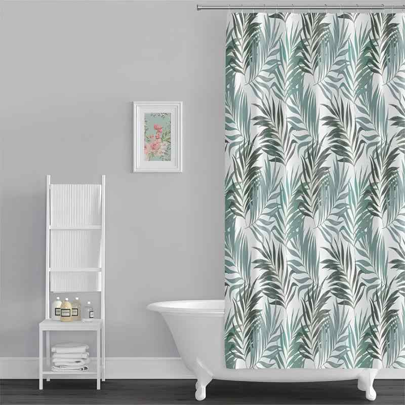 ・カテゴリ: シャワーカーテン・素材: PEVA・柄: ストライプ・カラー: グリーン・サイズ: 180cm x 180cm・サイズ: 90cm x 180cm・スタイル: アメリカン