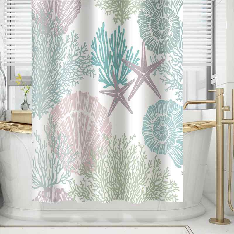 バスカーテン 浴室マット トイレマット 3点セット 3D デジタルプリント 防水 幾何学模様