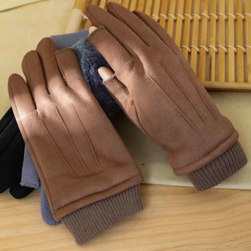 手袋 レディース 女性用 防寒手袋 秋冬 かわいい 裏起毛 厚手 グローブ 自転車 グレー ブラック ピンク系