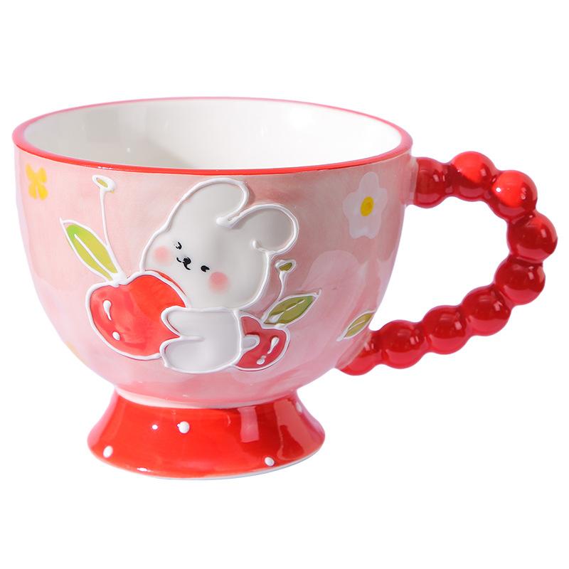 マグカップかわいいレディース陶器手...