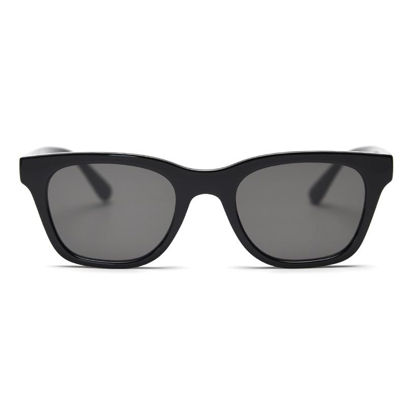 サングラス レディース メンズ 韓国風 TR90 尼龙 レトロ UV400 紫外線カット スクエア型 運転 ドライブ ビーチ 旅行 ストリート ファッション ブラック グレー