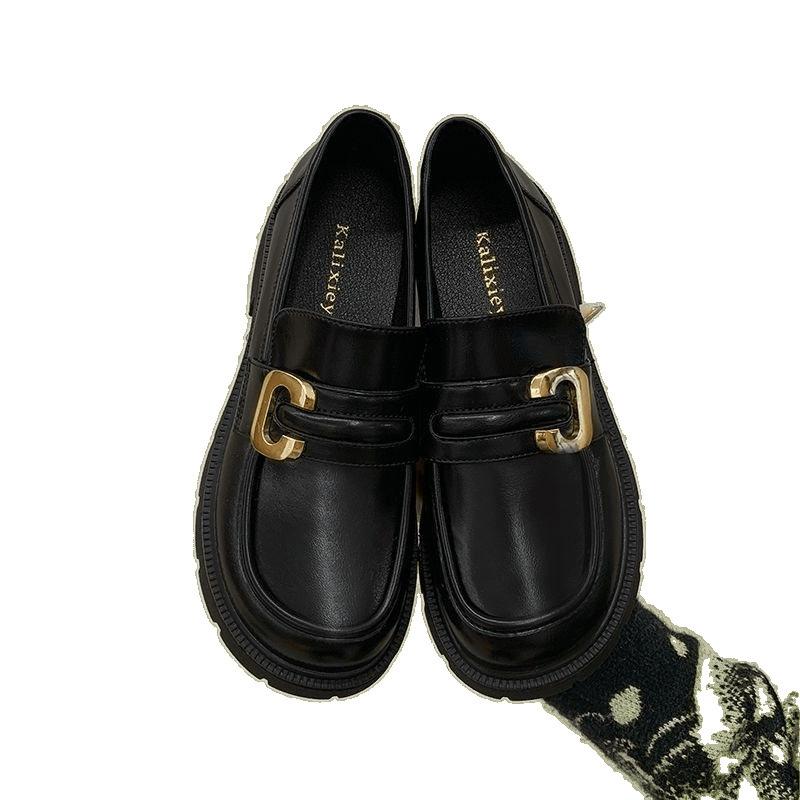 ローファー レディース 厚底 本革 レザー シューズ 婦人靴 ぺたんこ靴 楽ちん 履きやすい 疲れない 歩きやすい 黒 ブラック ベージュ 春秋 カジュアル スリッポン