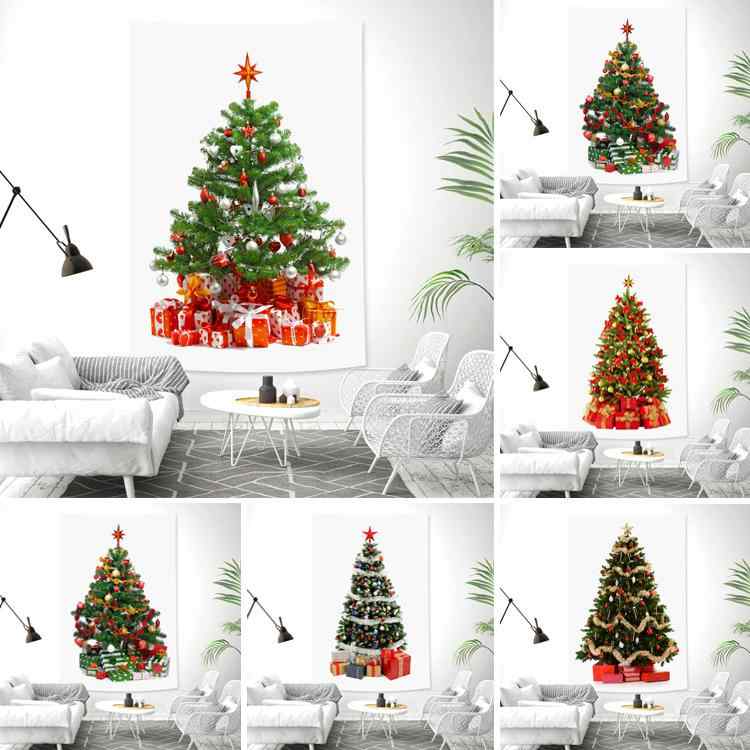 タペストリー クリスマス 背景布 インスタ風 壁掛け 飾り付け ポリエステル 欧米風 リビング 寝室