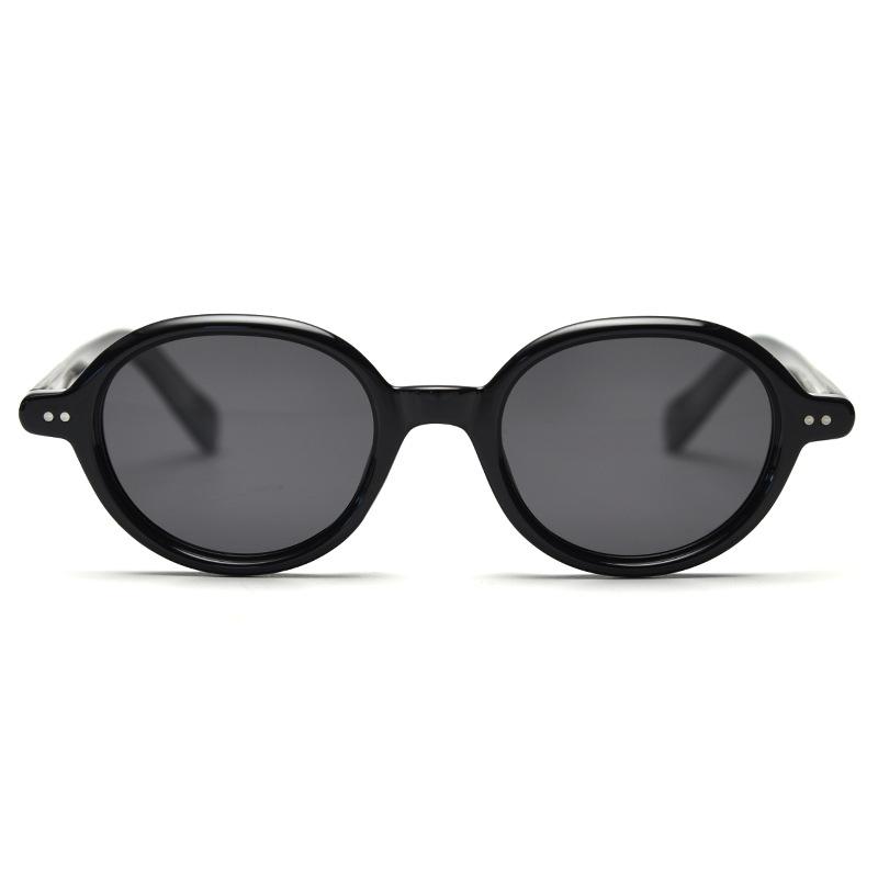 サングラス レディース メンズ 偏光レンズ 小さめ 楕円 レトロ UV400カット 紫外線対策 ブラック グレー ブラウン おしゃれ ドライブ 釣り 旅行 ファッション