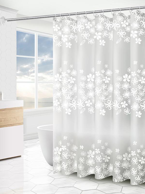 カーテン 浴室用カーテン 防水 防カビ 厚手 間仕切り シャワーカーテン PEVA 北欧スタイル 白漫花 大方格 芭蕉葉 鹅軟石 日式灰格 海洋世界 蒲公英 磨砂海星 無地 グレー カフェ かわいい猫柄