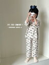 子供用パジャマ 春 長袖Tシャツ パンツ 上下セット モダール 綿 薄手 ルームウェア カートゥーン柄 かわいい 韓国風 部屋着 男の子 100 110 120...