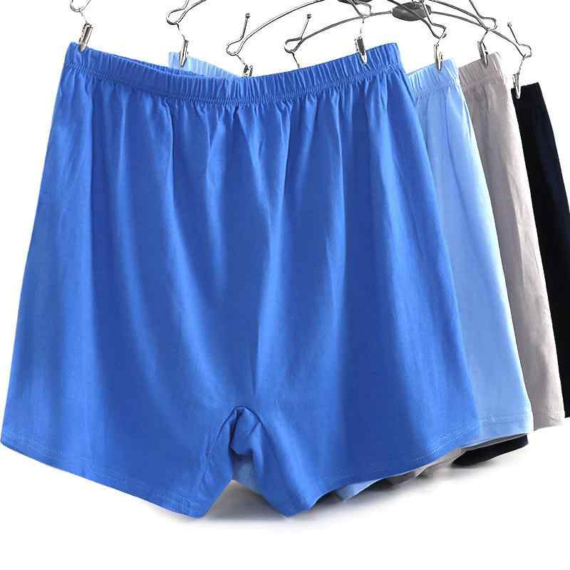 下着 メンズ 男性用 高齢者向け トランクス パンツ コットン100% ニット 高齢者 ゆったり 大きいサイズ ウエストゴム 伸縮性 通気性 オールシーズン 深青色 ライトブルー ライトグレー 濃紺 青みがかったグレー アーミーグリーン 柄物