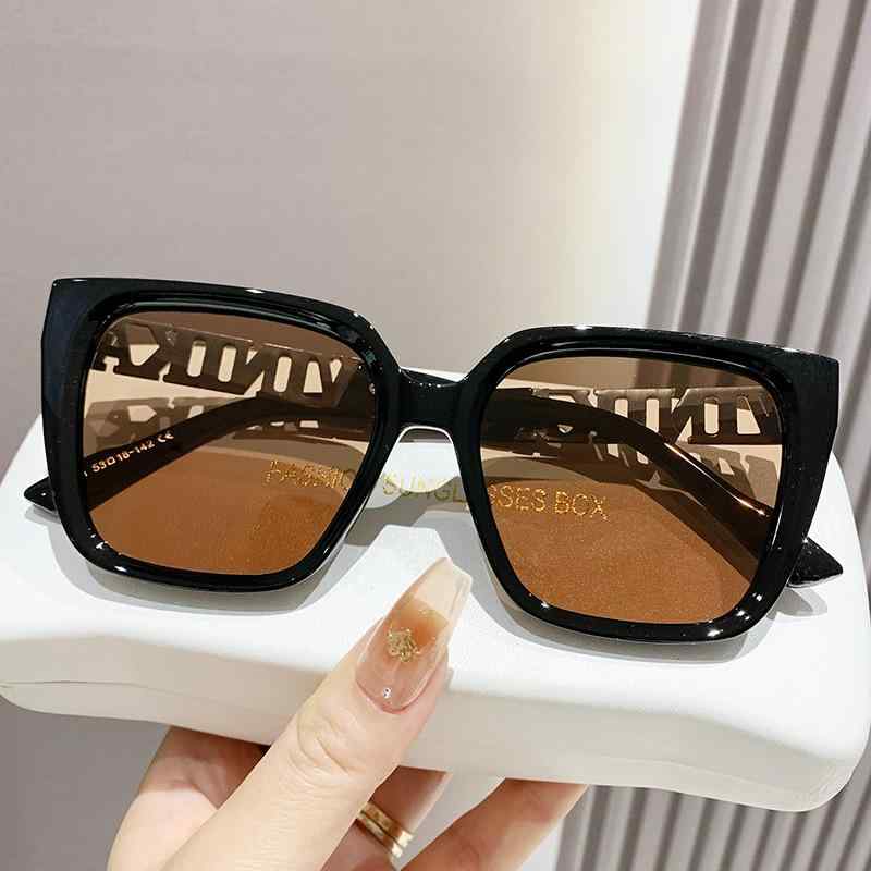 サングラス メンズ レディース 偏光レンズ UV400カット 大きめフレーム ファッション ドライブ アウトドア 紫外線対策 黒 ブラック カーキ ブラウン ベージュ