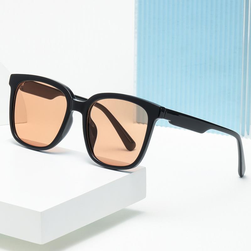 サングラス レディース メンズ 偏光レンズ UV400 紫外線カット TR90 スクエアフレーム ドライブ 釣り 旅行 アウトドア ファッション ブラック グレー