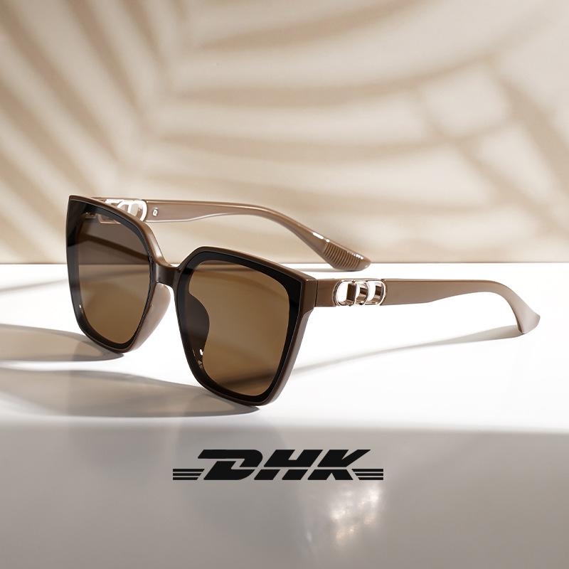 サングラス レディース UVカット 偏光レンズ スクエアフレーム ブラック グレー TR90 紫外線対策 街拍 ファッション ドライブ 旅行 パーティー