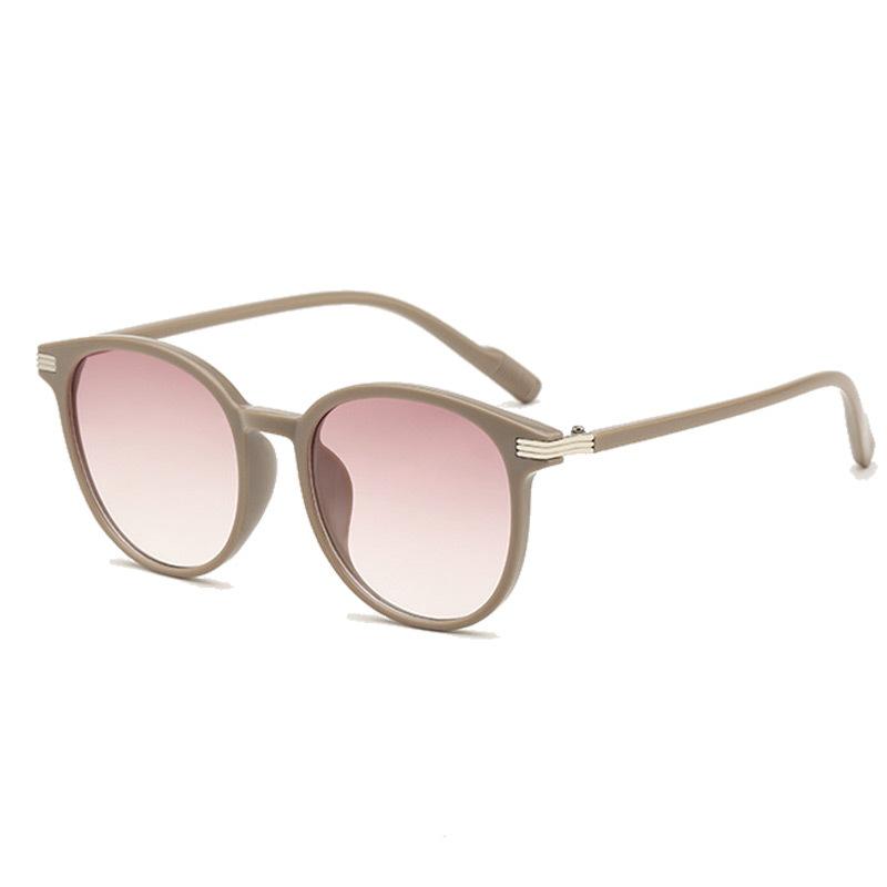 サングラス メンズ レディース 韓国 ファッション UVカット 眼鏡 グレー ブラック 黒縁 米黄 腮紅 べっ甲 渐茶 灰 浅咖 ビジネス 百搭 エレガント スポーティー