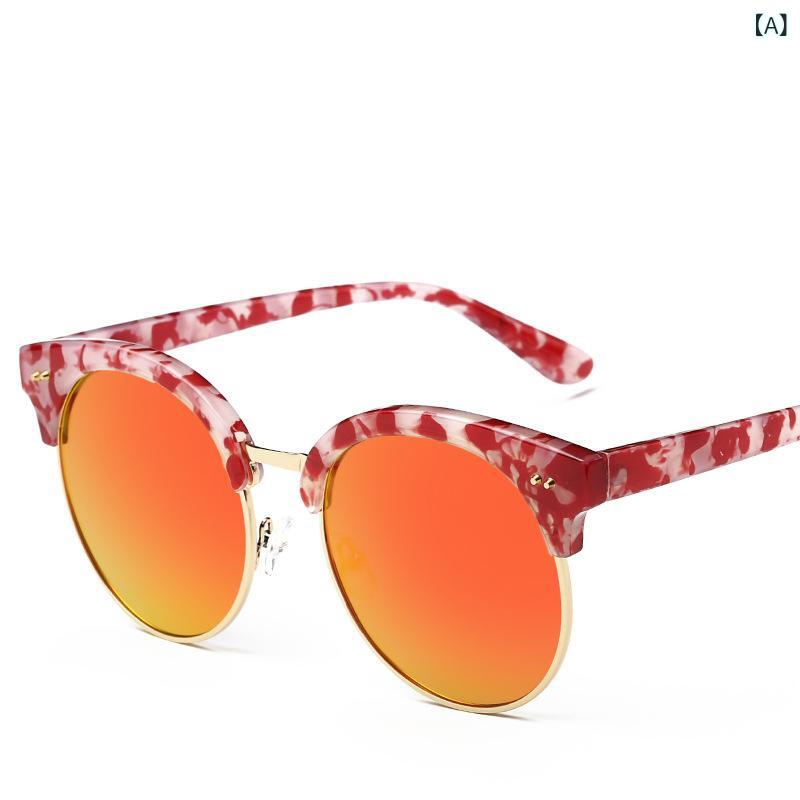 サングラス レディース 女性用 偏光レンズ UV400 紫外線カット 小顔効果 かわいい ドライブ 旅行 グレー ブラック メタルフレーム