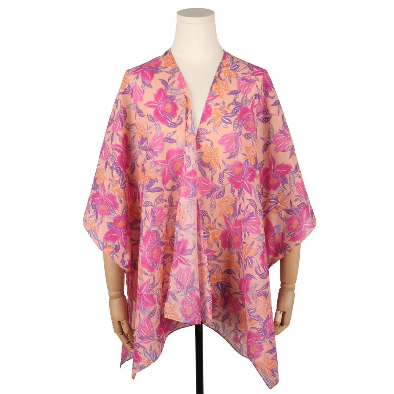 ・性別: 男女兼用・素材: 綿・シーズン: 春、夏、秋、冬・カラー: レッドオレンジ・スタイル: 欧米ストリート・サイズ: 約102cm×149cm、約92g・編み方: 平織り・柄: 花柄・機能: 遮陽・流行要素: プリント・タイプ: 一般...