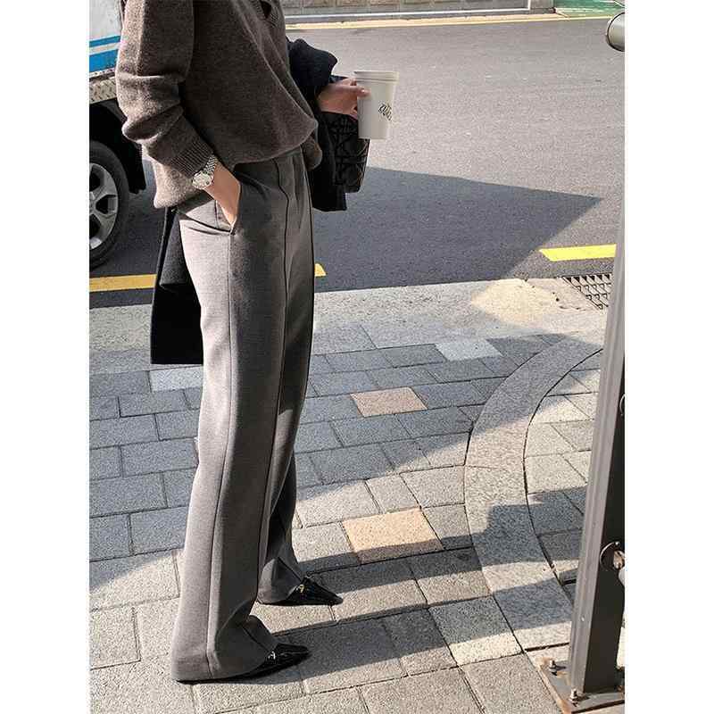 パンツ レディース グレー系 テーパードパンツ スラックス オフィスカジュアル 通勤 きれいめ 美脚 高見え 高身長 ポリエステル